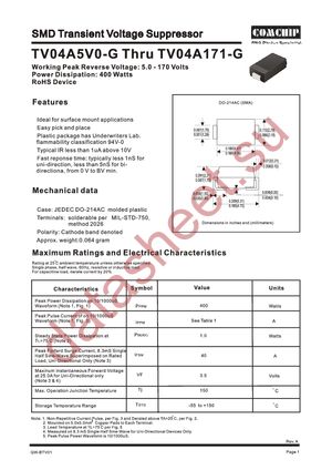 TV04A5V0JB-G datasheet  